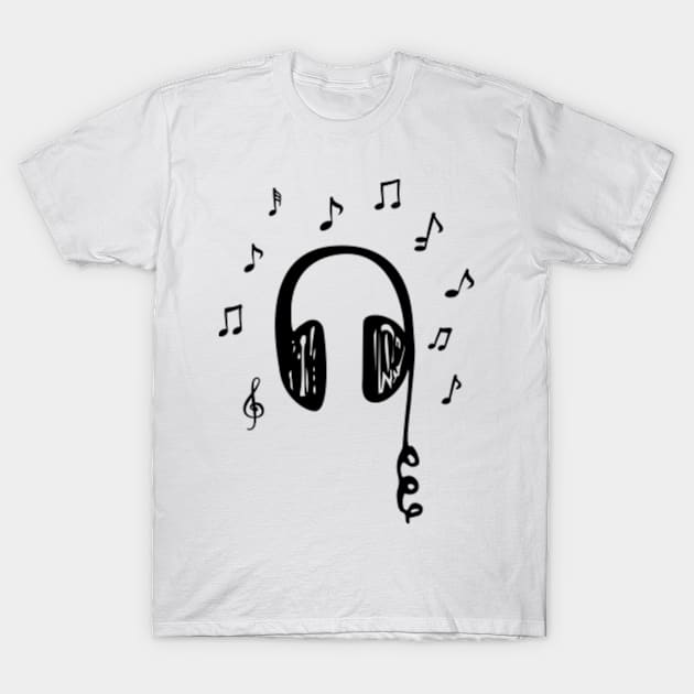 Music Speaks T-Shirt by GraphicLoveShop